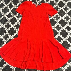 Mauve by Anthropologie cherry red dress
